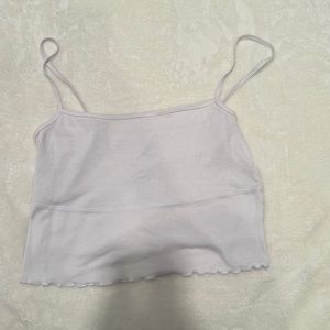 John galt white crop top